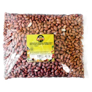 Amira Red Skin Jumbo Raw Peanuts